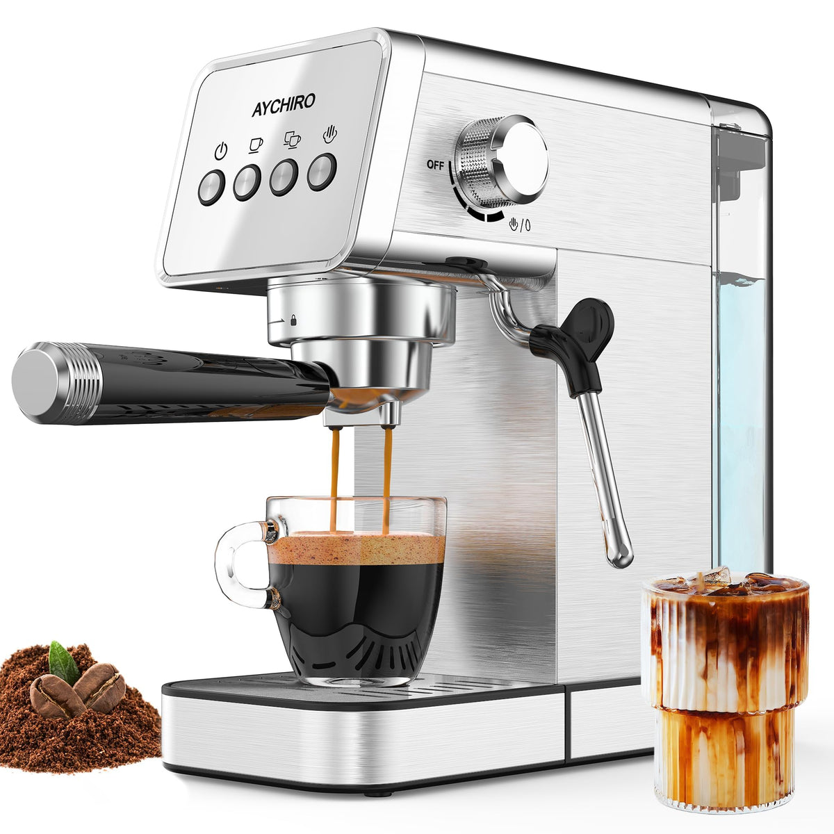 20 Bar Espresso Machine with Milk Frother