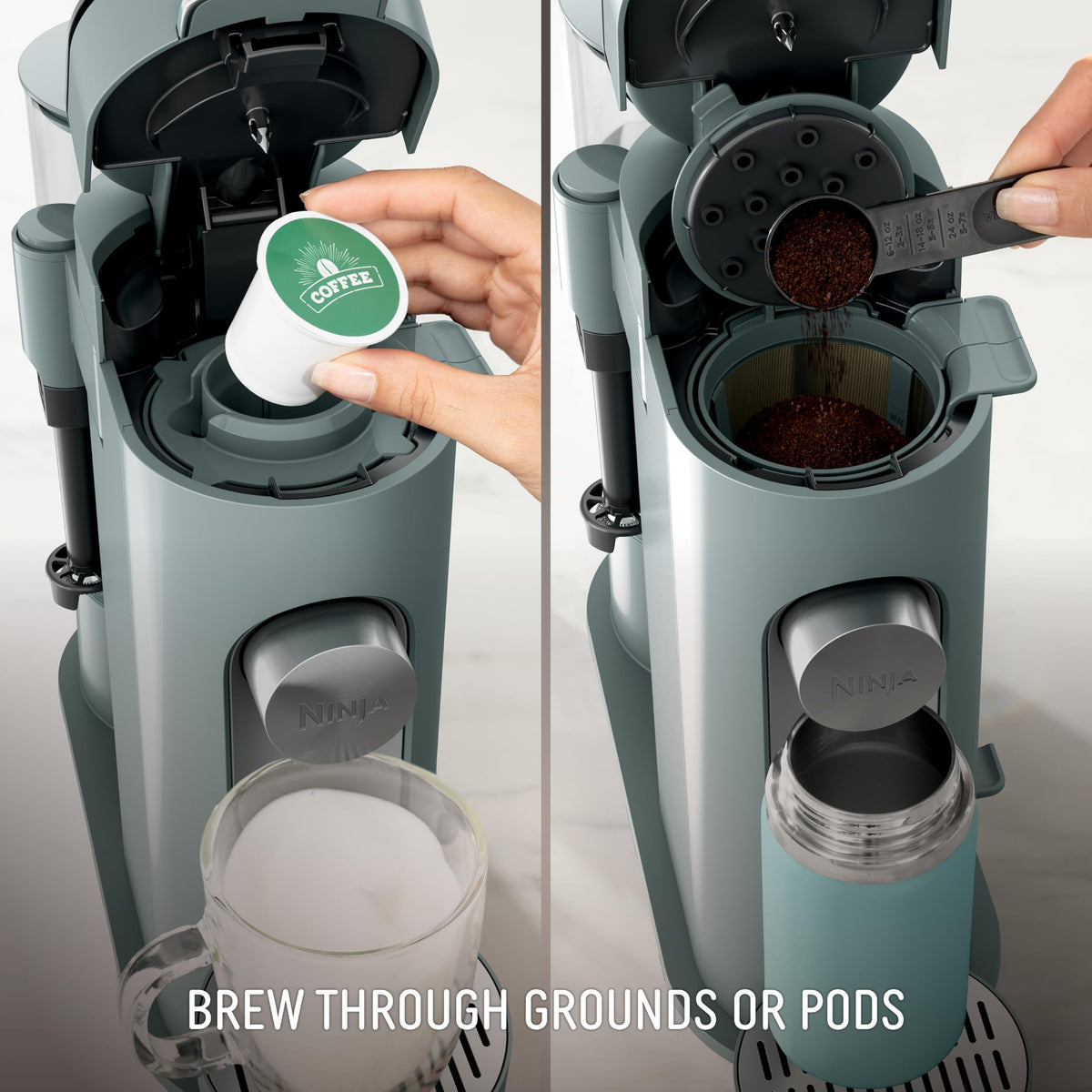 Pods & Grounds Coffee Maker