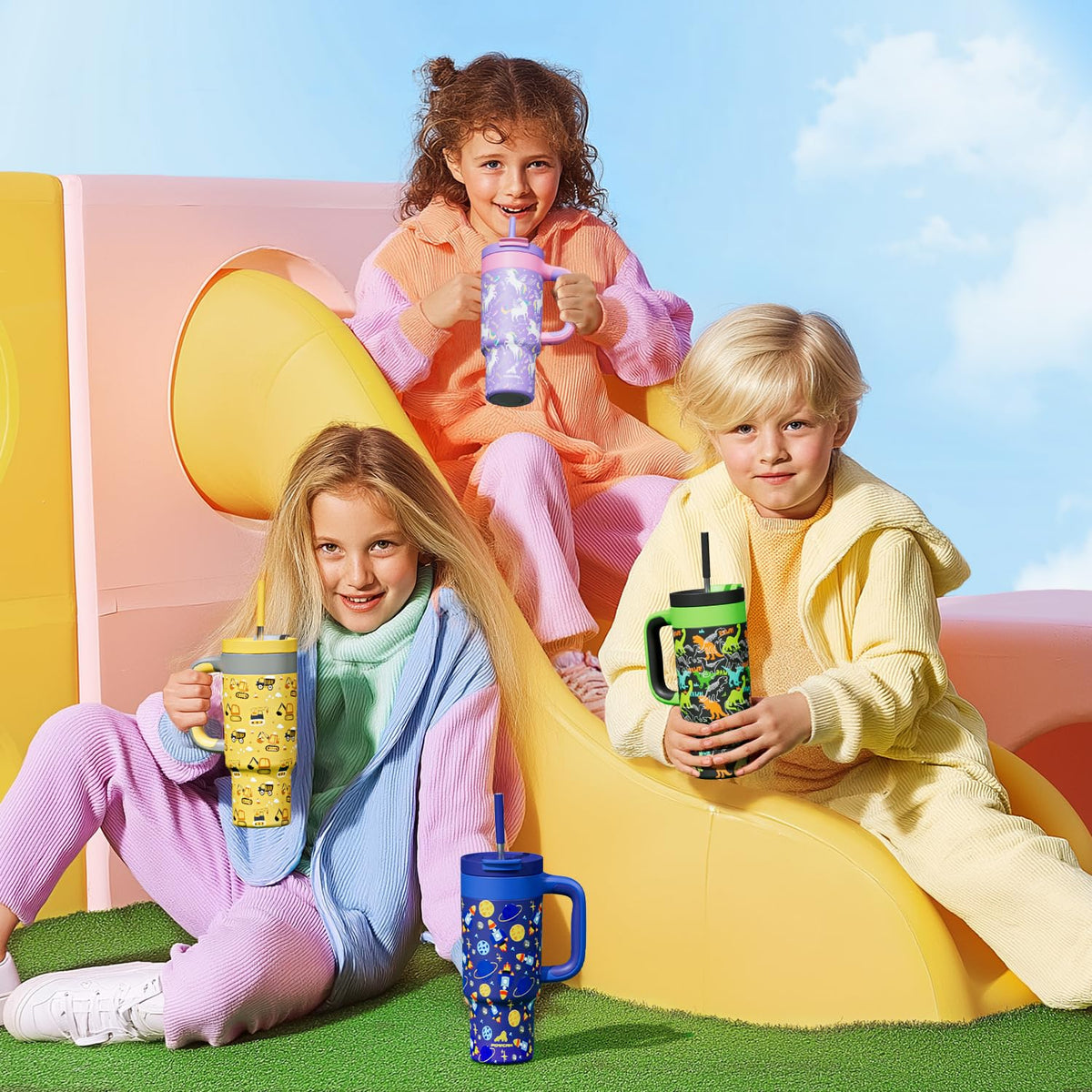 24 oz Stainless Steel Tumbler for Children (24 Count)
