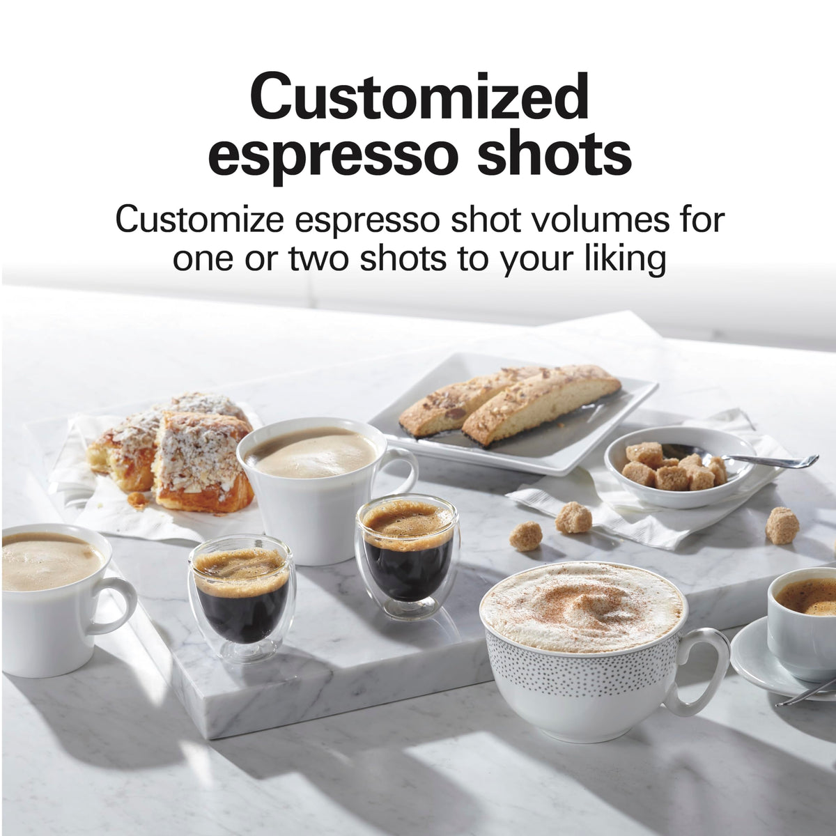 Slide & Lock Espresso Machine With Milk Frother Steam Wand