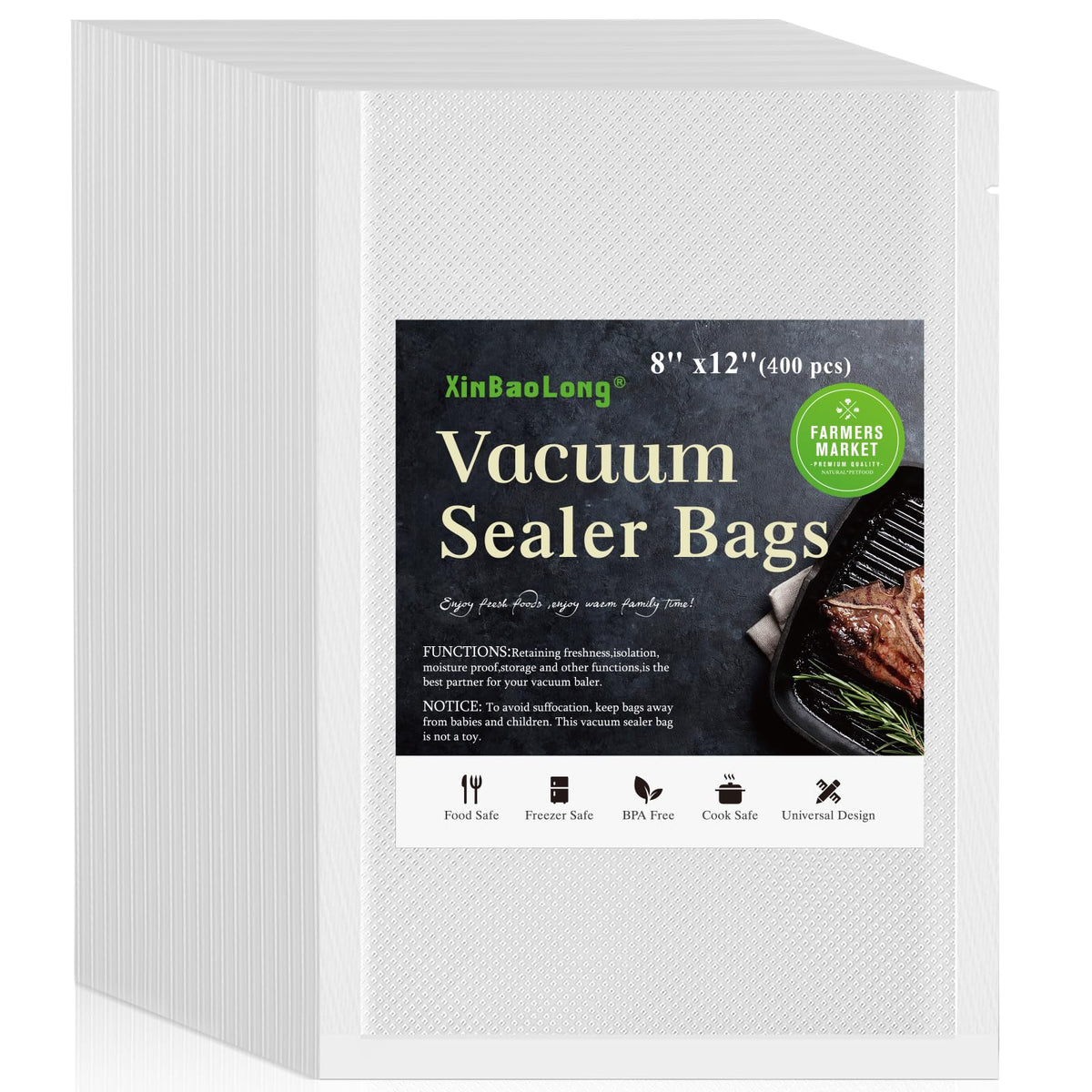 Vacuum Sealer Bags (25 Count)