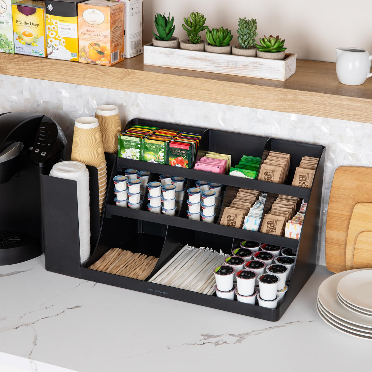 Large Cup and Condiment Station