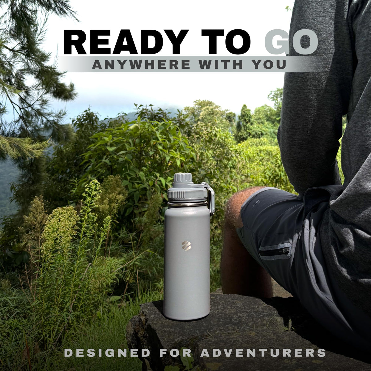 Tea Infuser Bottle Stainless Steel 20oz Insulated Loose Leaf Tea Travel Mug Leakproof BPA Free Reusable Water Bottle Double Wall Insulated Tea Tumbler with Two Lids for Hot and Cold Drinks