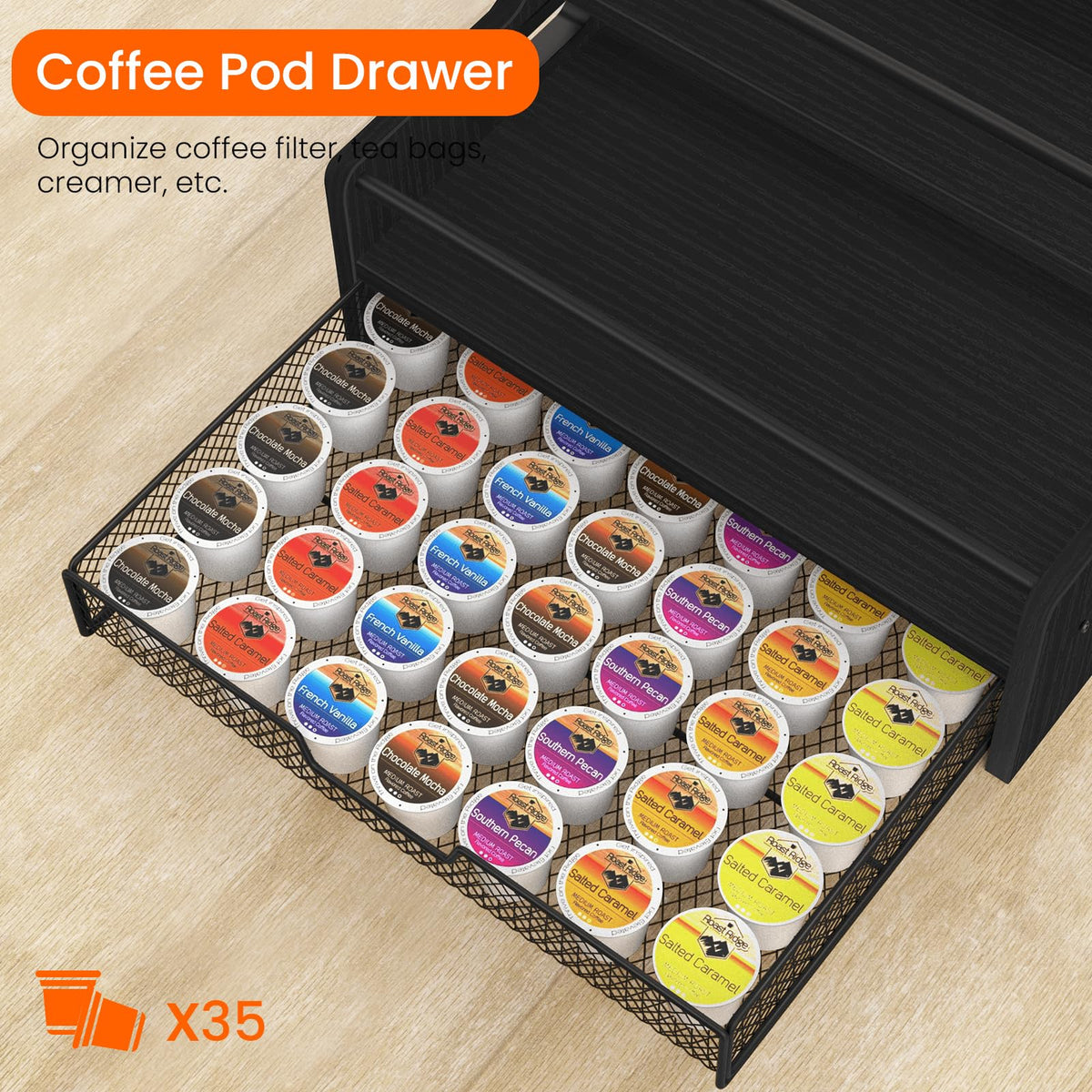 3 Tier Coffee Bar Organizer