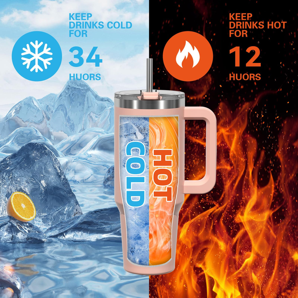 30 oz Tumbler with Handle