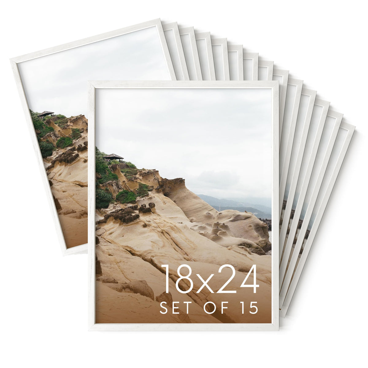 White Oak Wood 18x24 Picture Frames