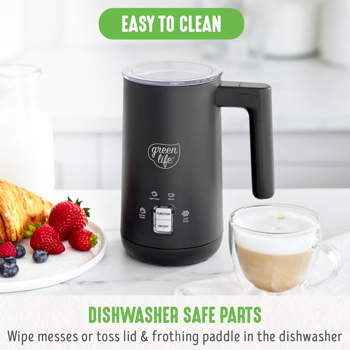 Ceramic Electric Milk Frother