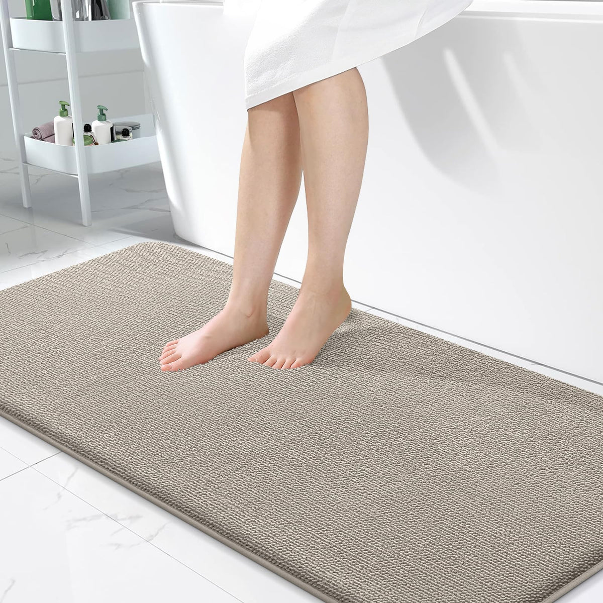 Memory Foam Bathroom Runner Rugs 47x24