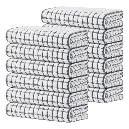 Cotton 12 Pack Terry Kitchen Towels (12 Count)