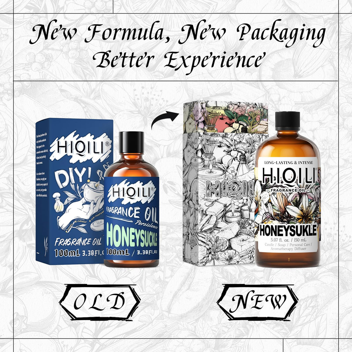 Honeysuckle Fragrance Oil for Diffuser & Candle Making (5.07 Fl Oz)