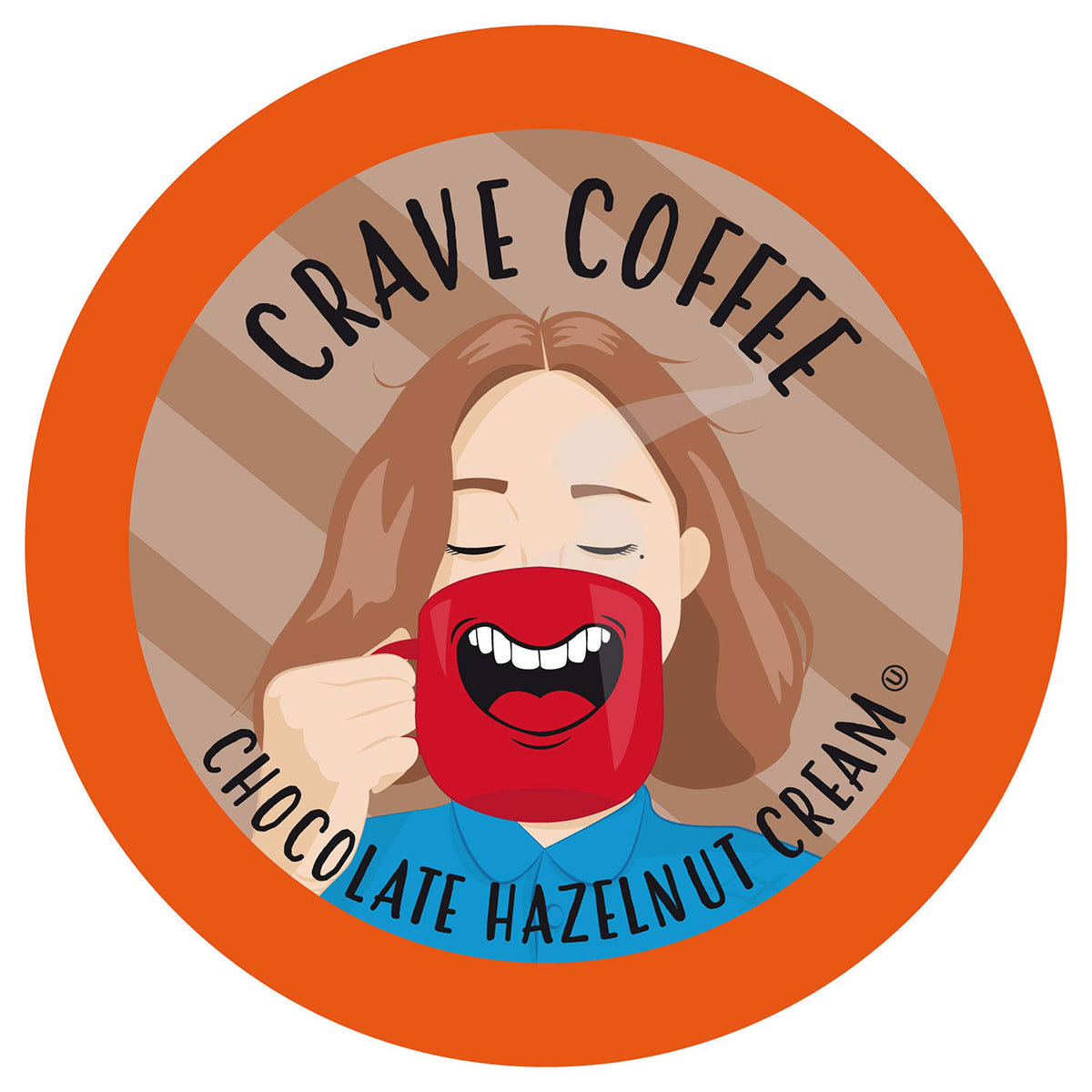 Chocolate Hazelnut Creme Coffee Pods for Keurig K Cup Brewers (40 Count)