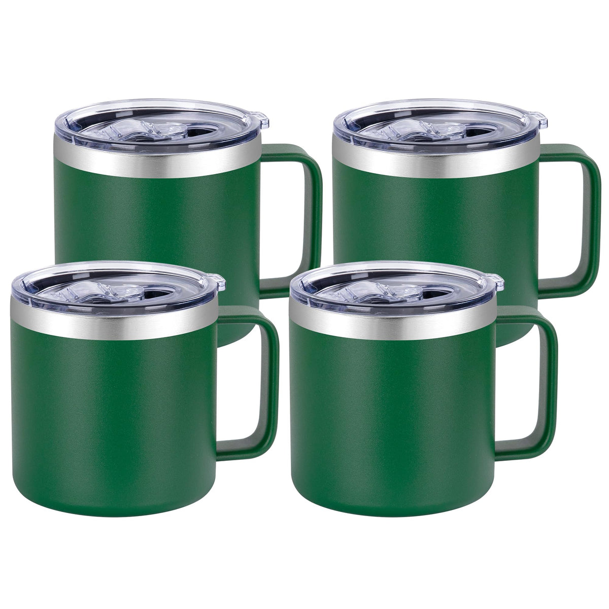 14 oz Insulated Coffee Mug Bulk with Handle (4 Count)