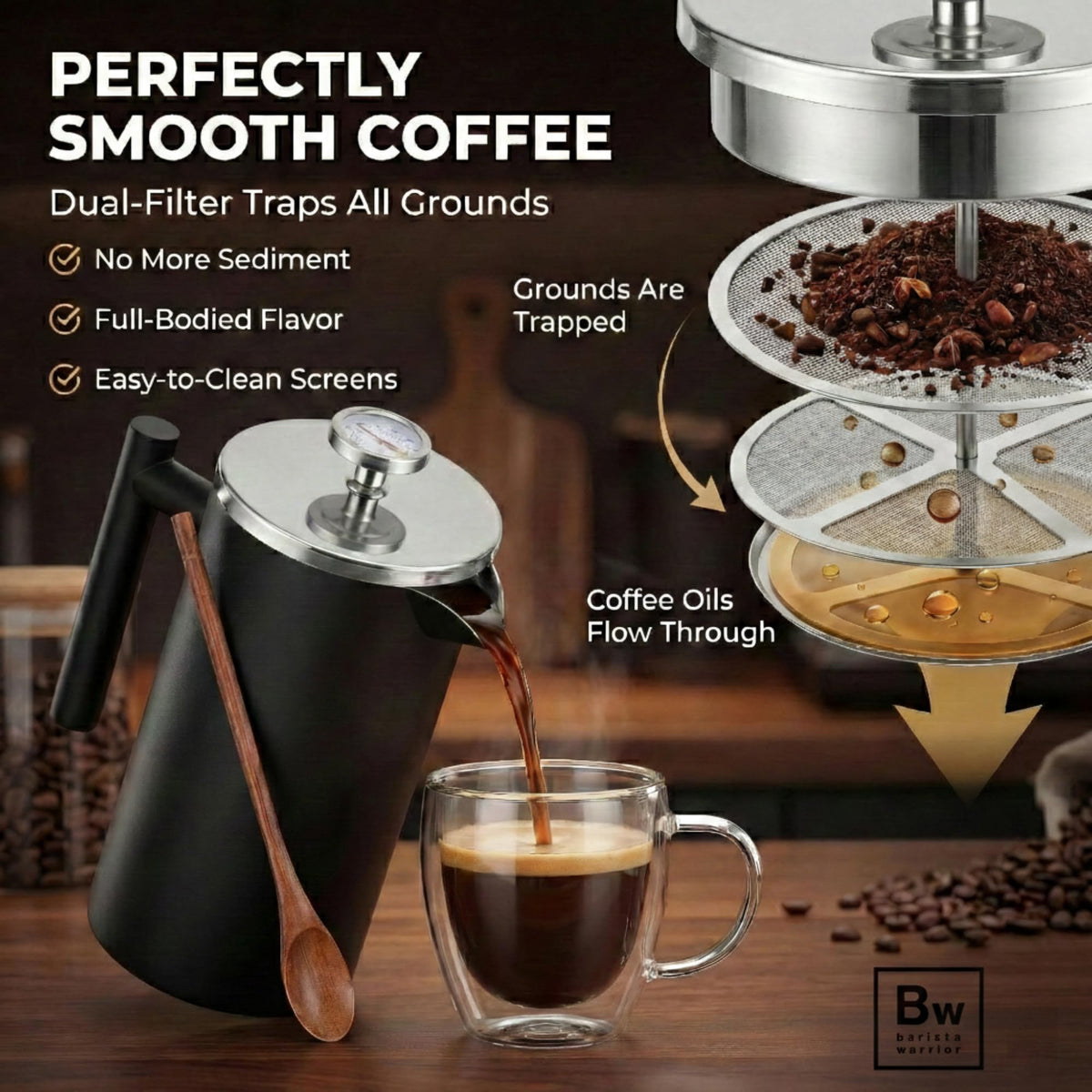 French Press Coffee Maker