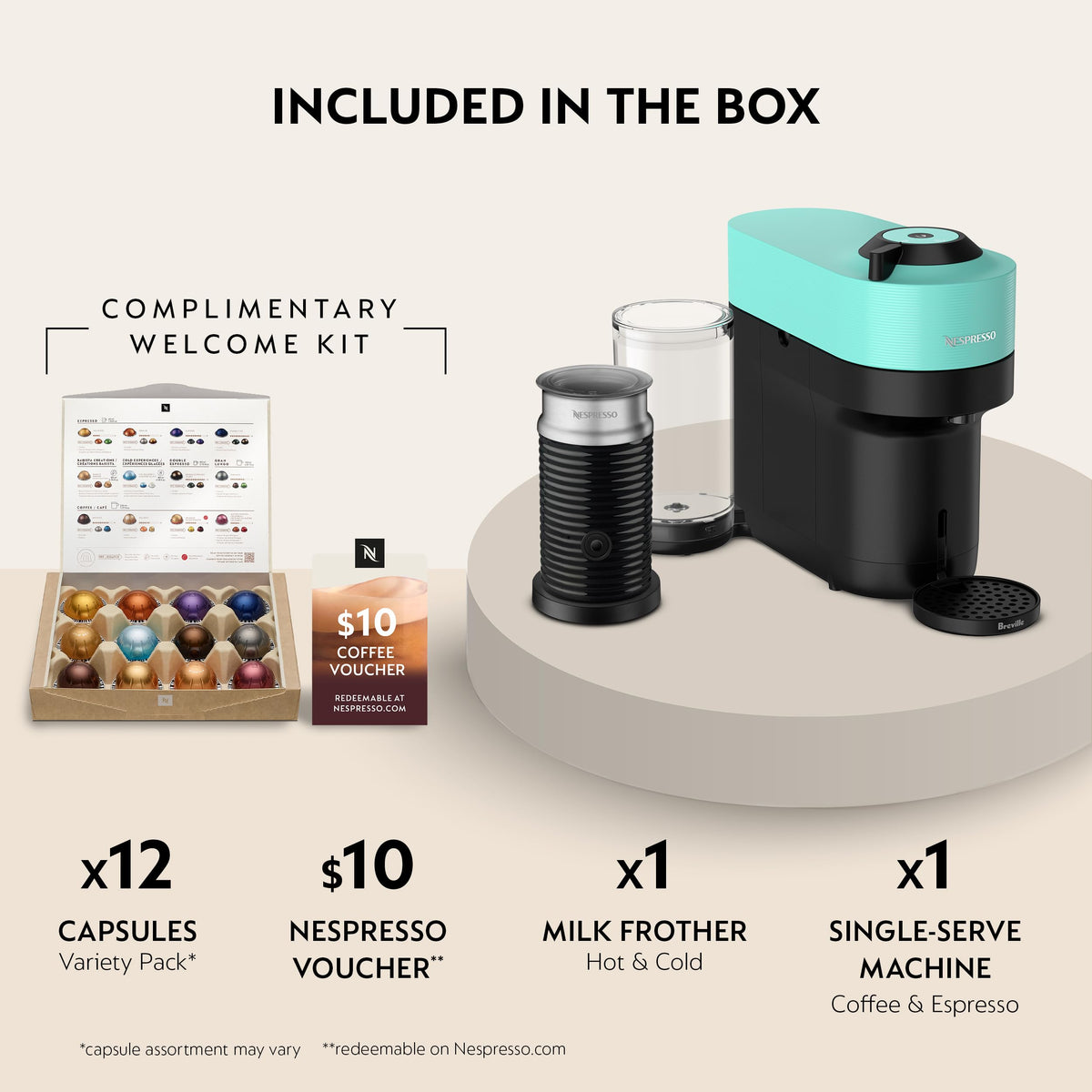 Vertuo Pop+ Coffee Machine with Milk Frother