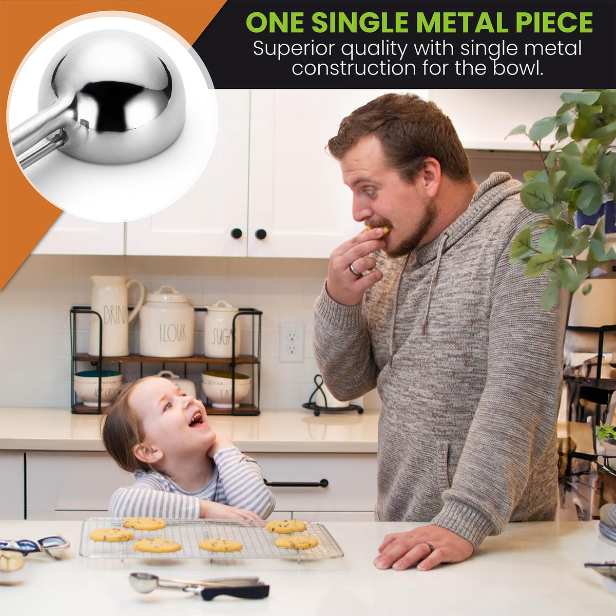 Small Stainless Steel Melon Baller Scoop