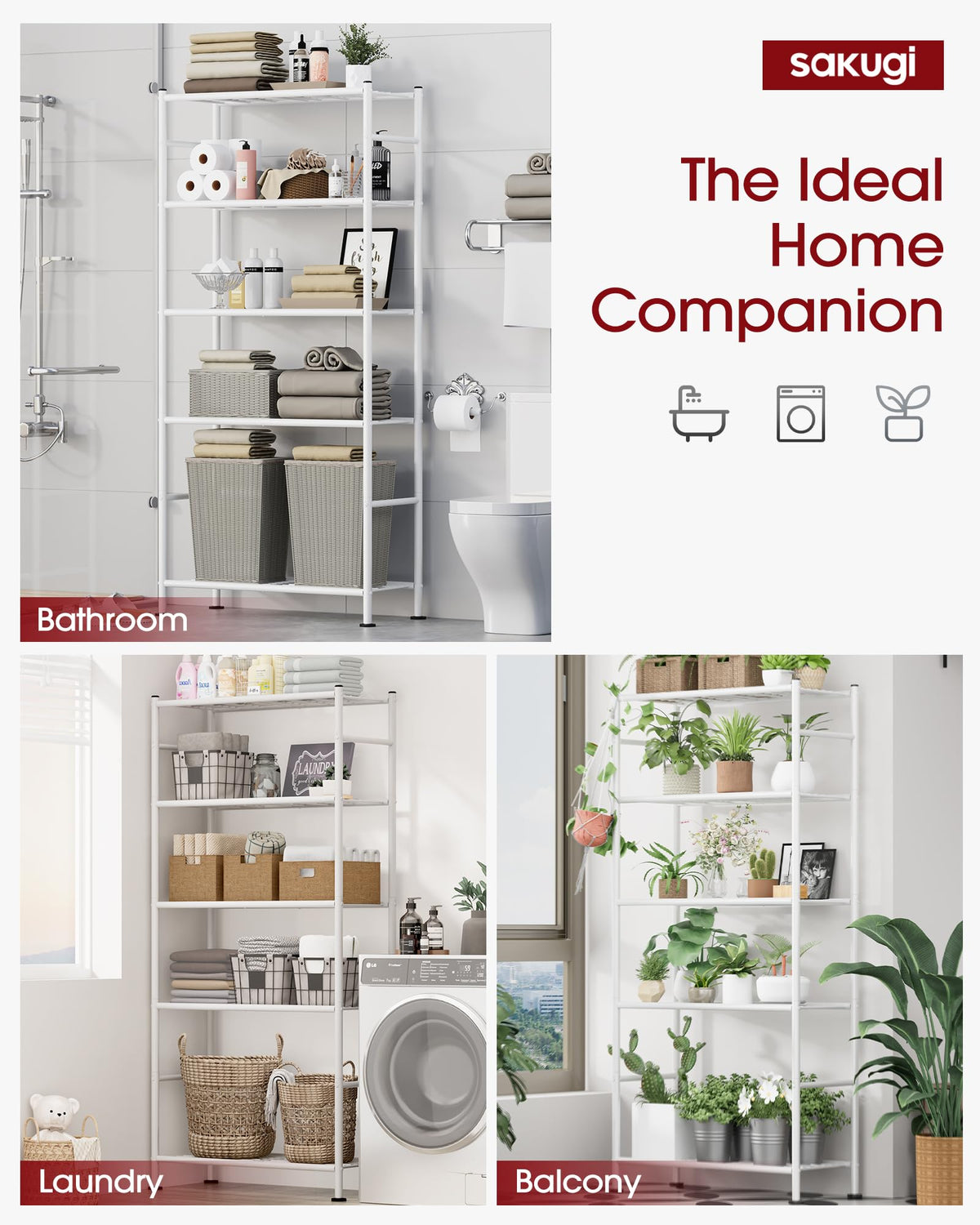 Storage Shelves (5 Count)