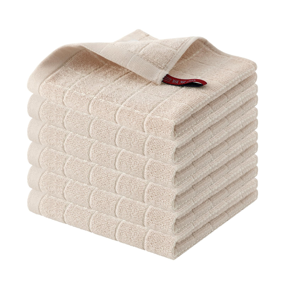 100% Cotton Terry Kitchen Dish Cloths (6 Count)