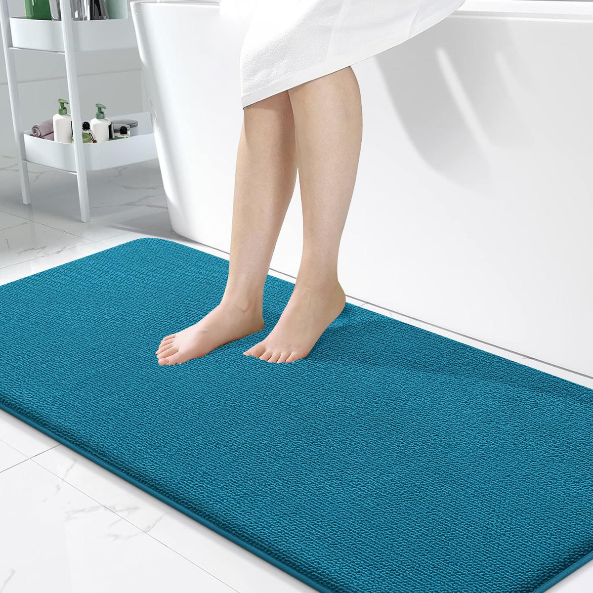 Memory Foam Bathroom Runner Rugs 47x24