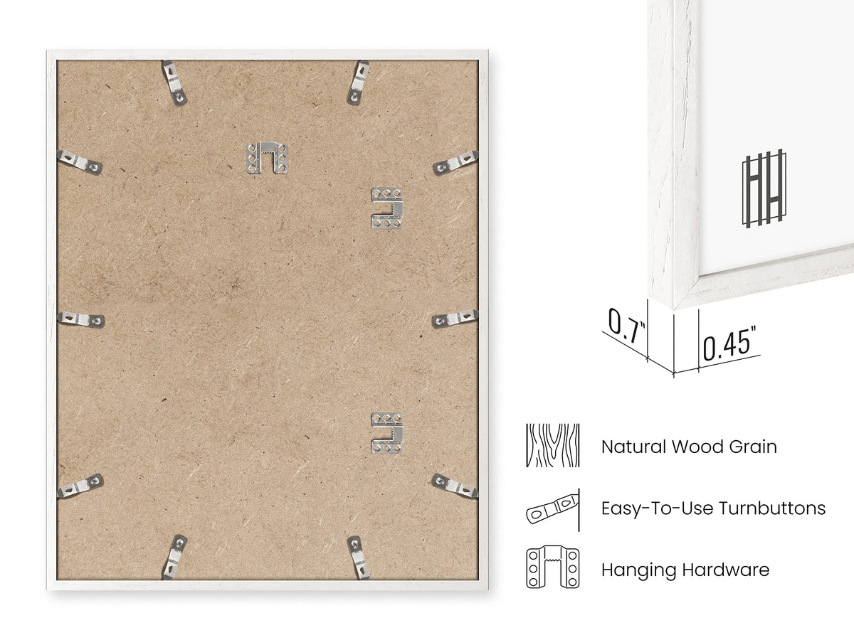 White Oak Wood 16x20 Picture Frames
