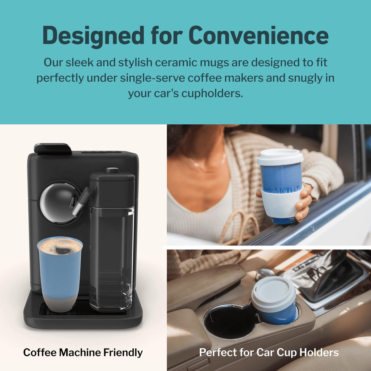 Travel Mug Ceramic Coffee Mug With Lid