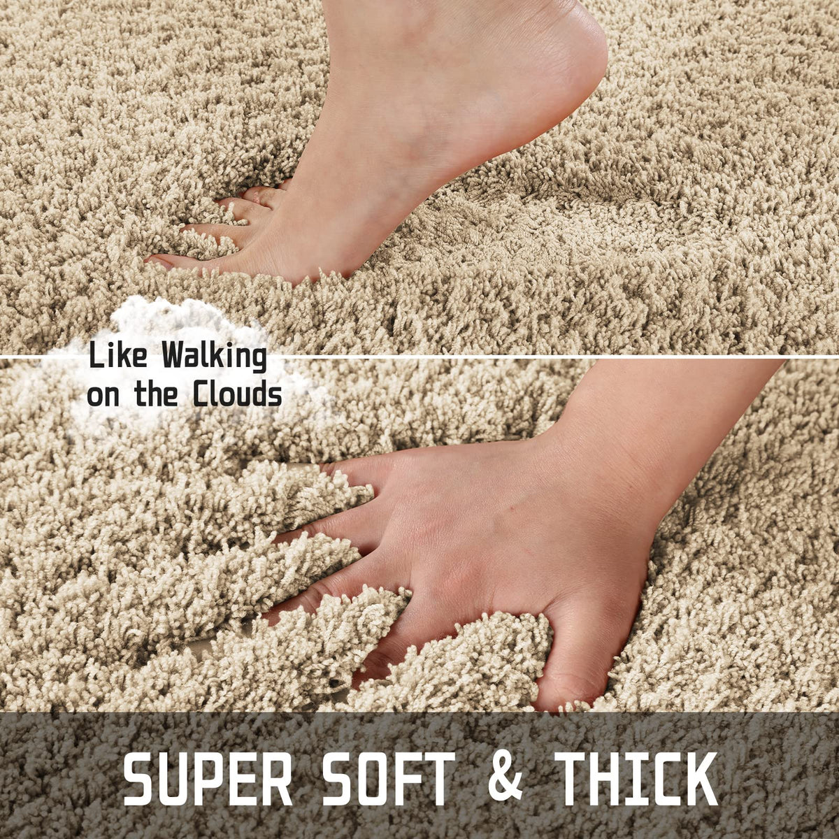 Bathroom Rugs Non Slip Washable