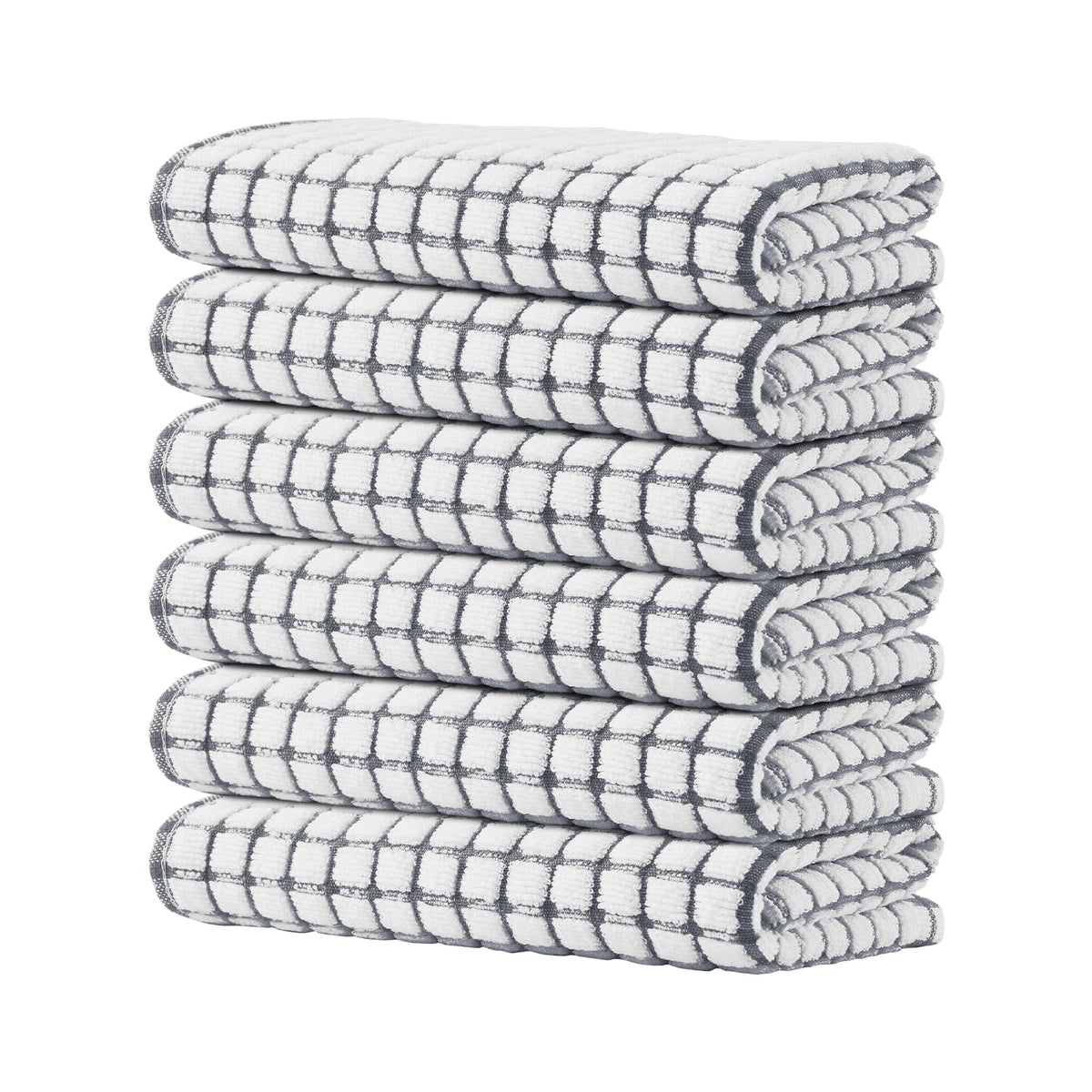 Cotton 6 Pack Terry Kitchen Towels (6 Count)
