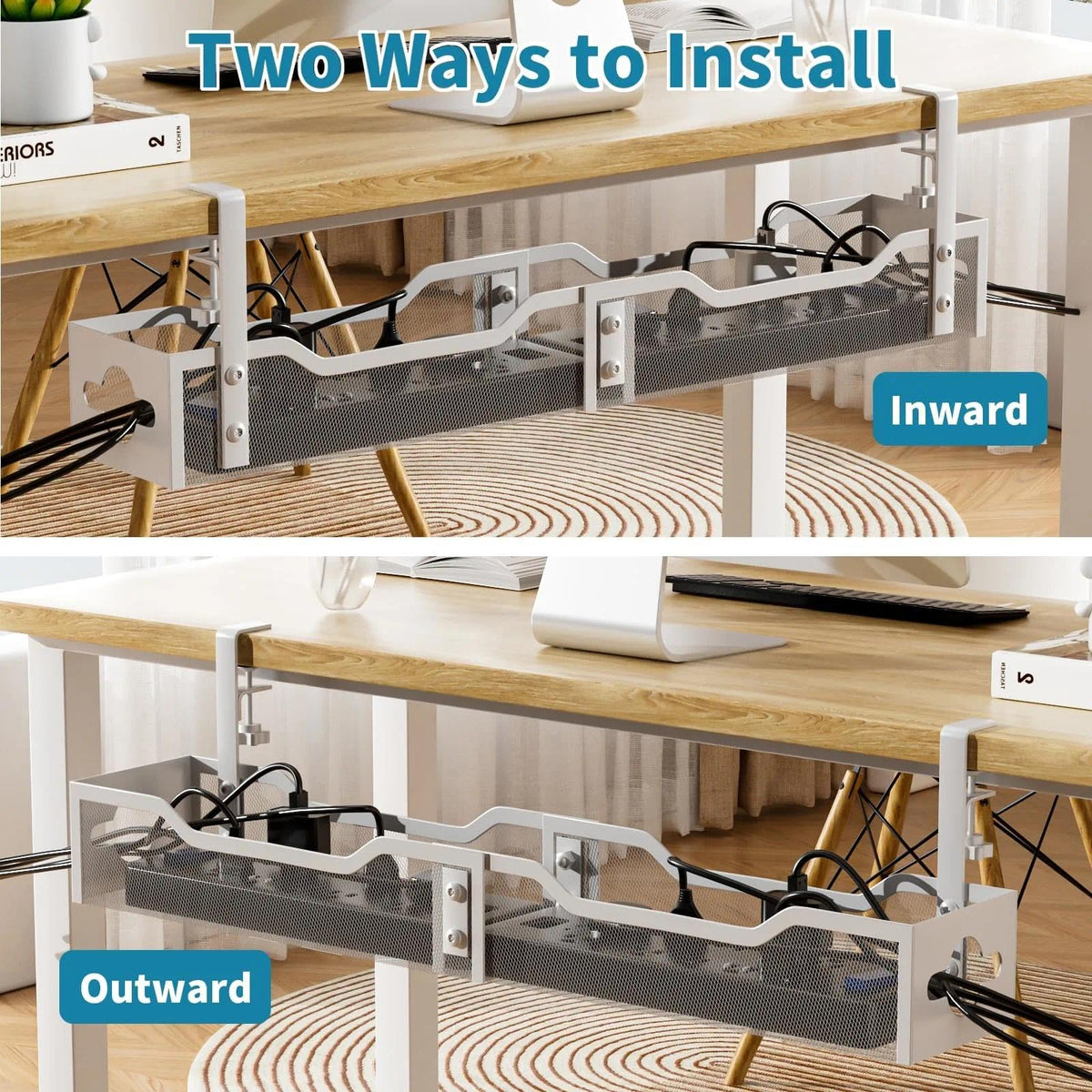 Under Desk Cable Management Tray 32''