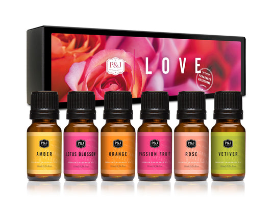 Fragrance Oils for Diffusers for Home Love Set Fragrance Scents for Candle Making (2.04 Fl Oz)
