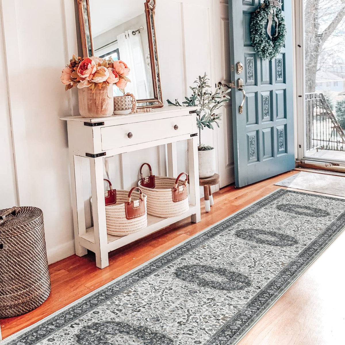 Hallway Washable Runner Rug