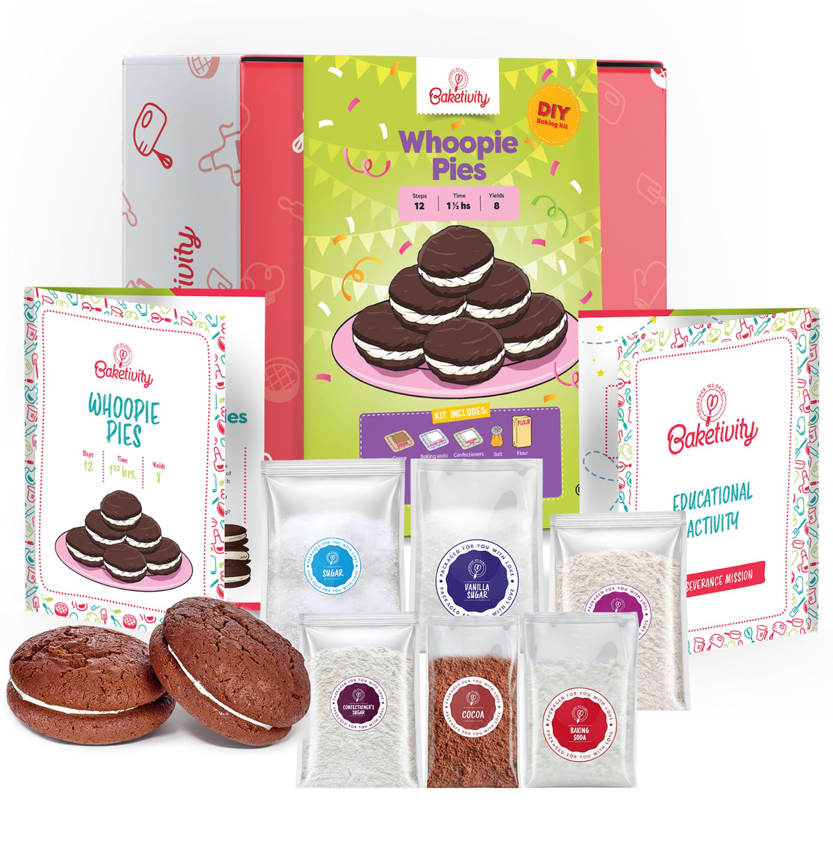 Whoopie Pie Kids Baking Kit with Pre