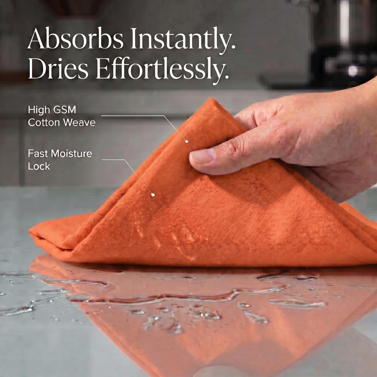 Kitchen Towels Cotton Dish Towels 20”x30” (6 Count)