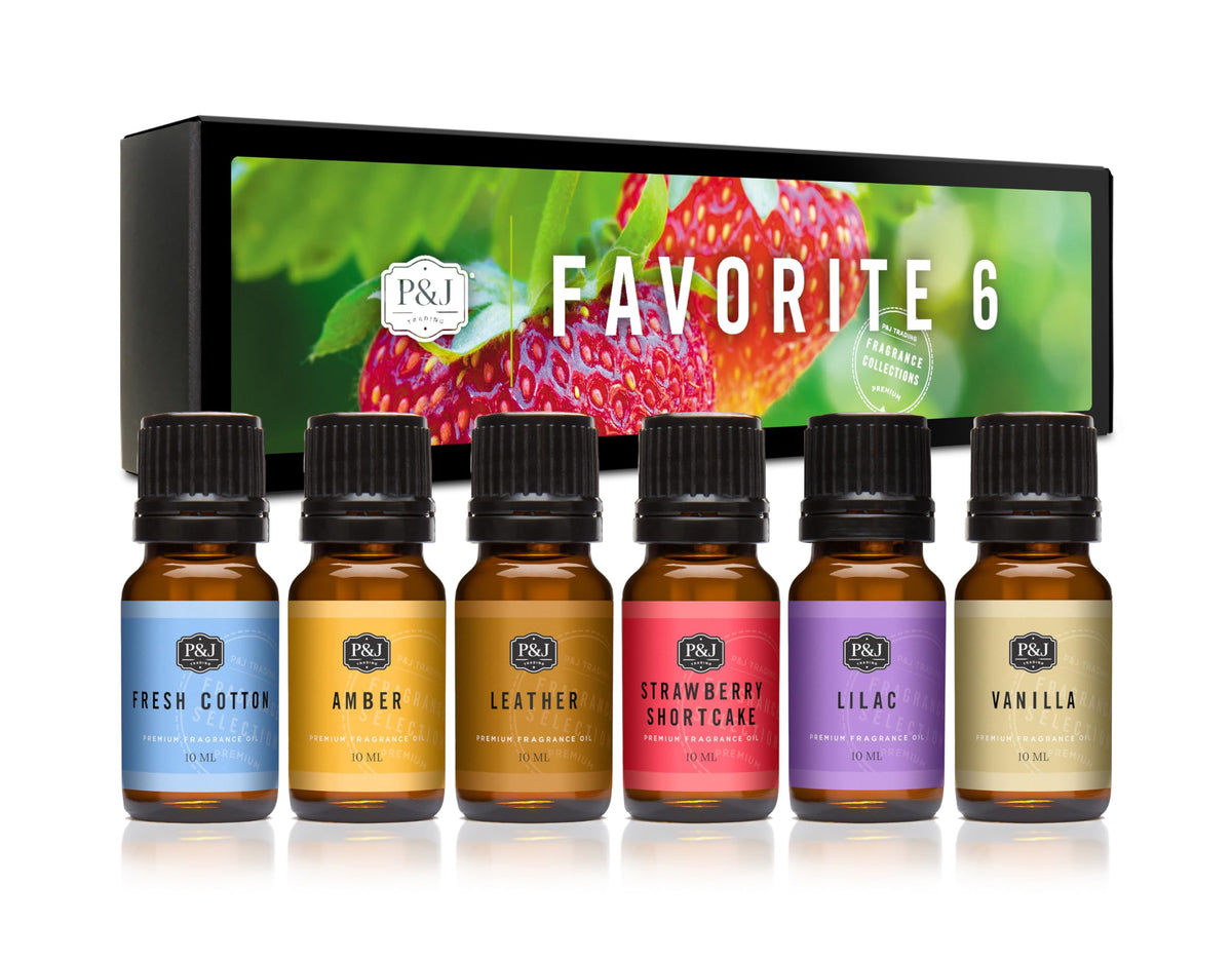 P&J Fragrance Oil Favorites Set (2.04 Fl Oz)