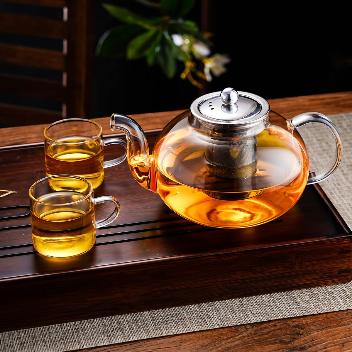 Glass Teapot with Infuser (40 Fl Oz)