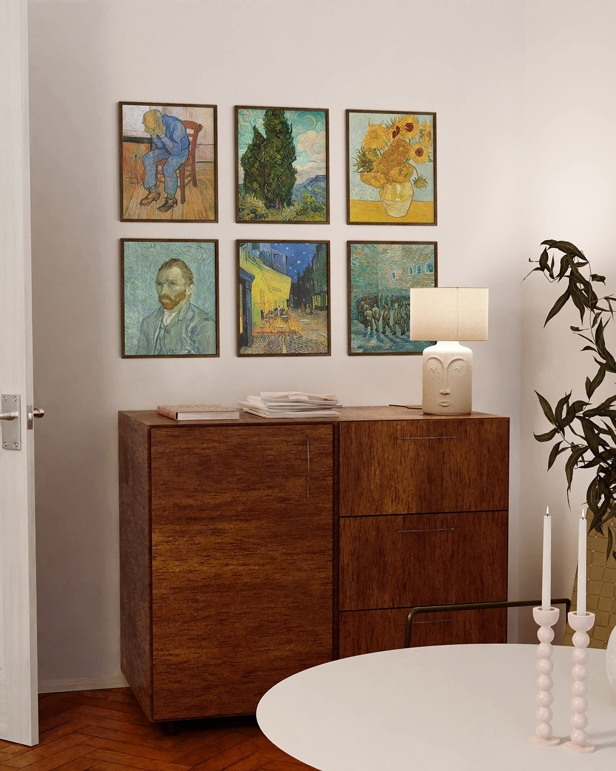 Walnut Wood 11x14 Picture Frames (9 Count)