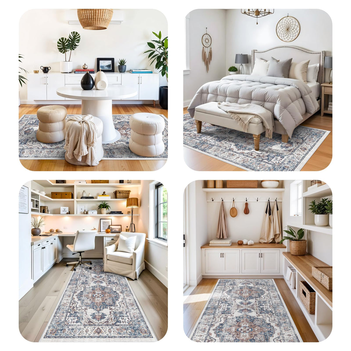 4x12 Wide Hallway Runner Rug