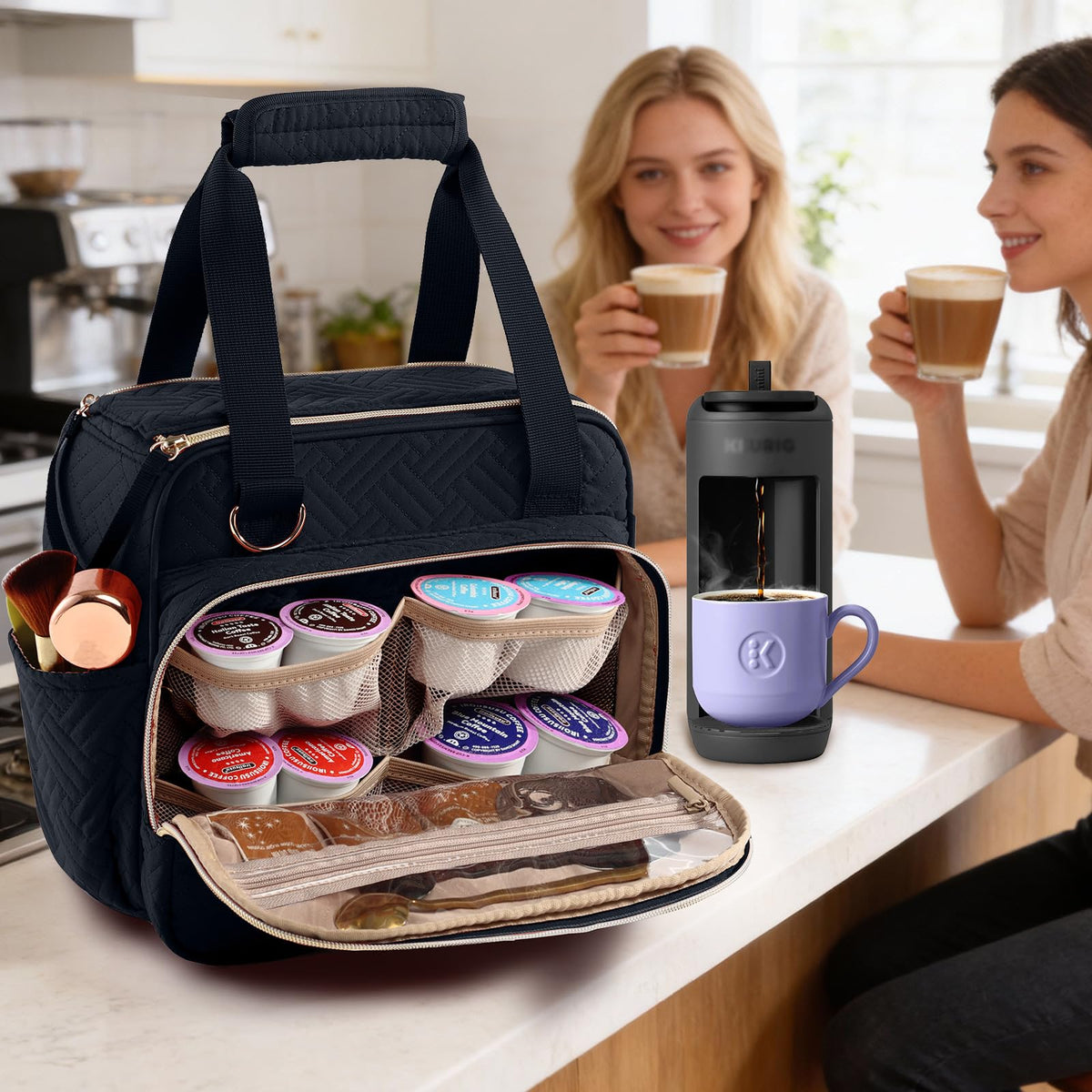 Coffee Maker Travel Bag Compatible with Keurig K