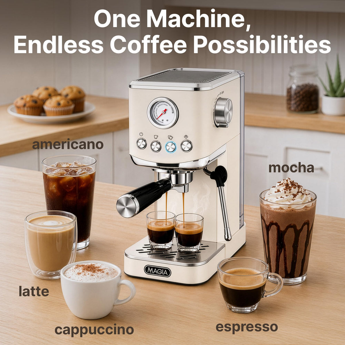Magia Compact Espresso Machine