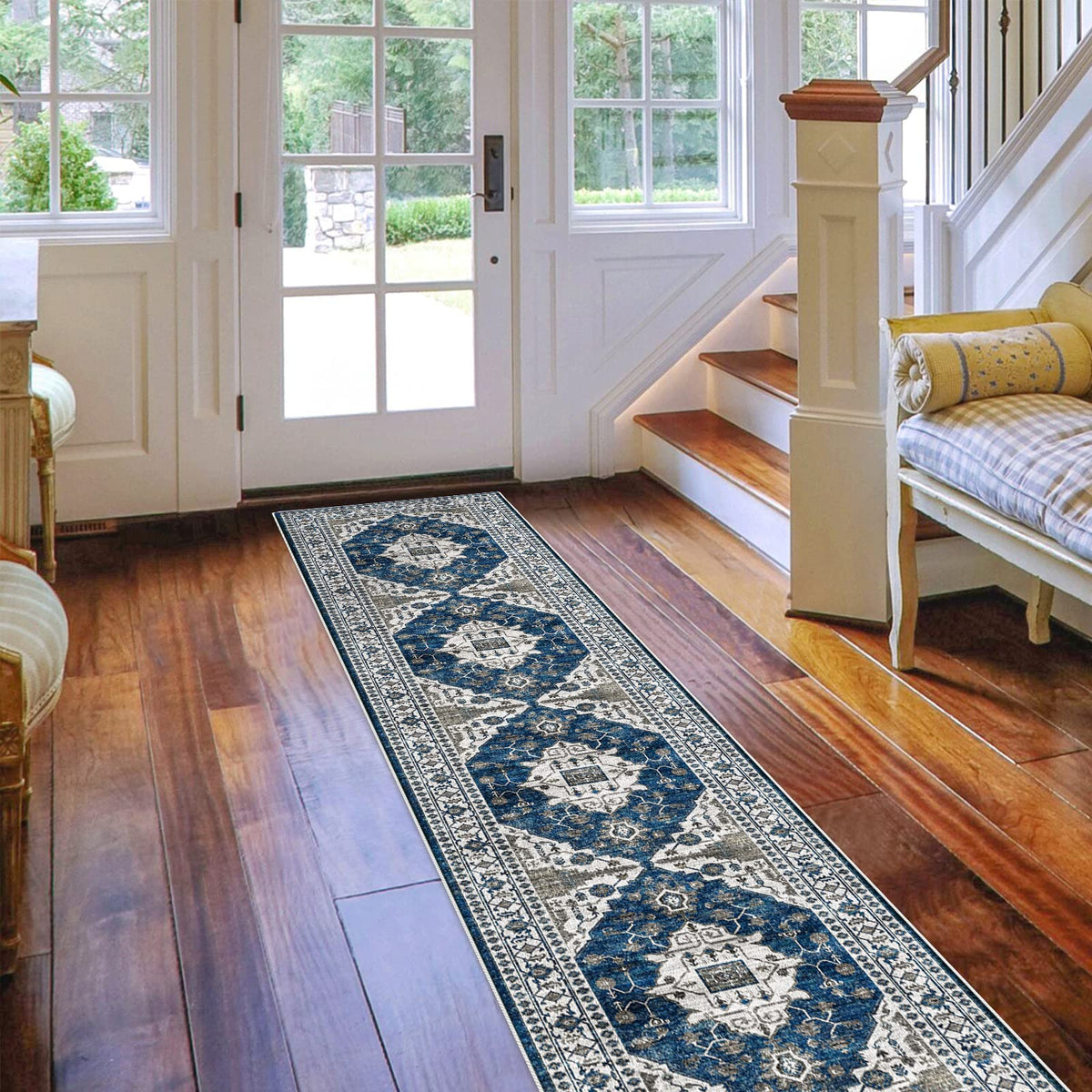 Hallway Washable Runner Rug (20 Sq Ft)
