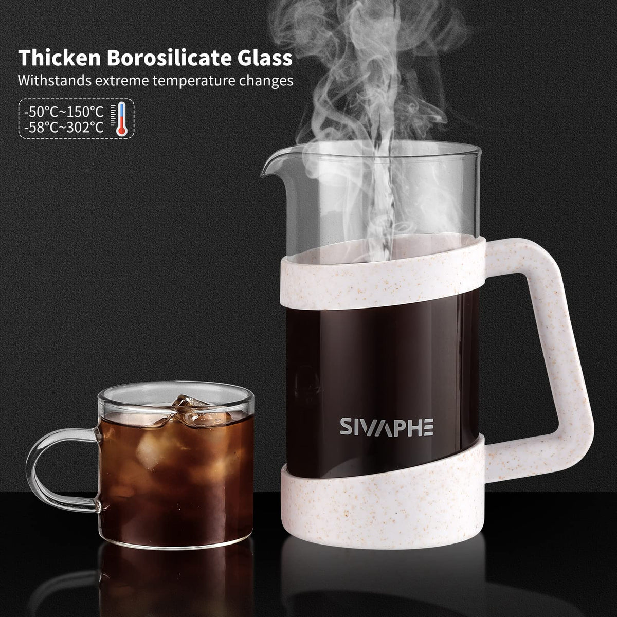 Small French Press 12 fl.oz Light