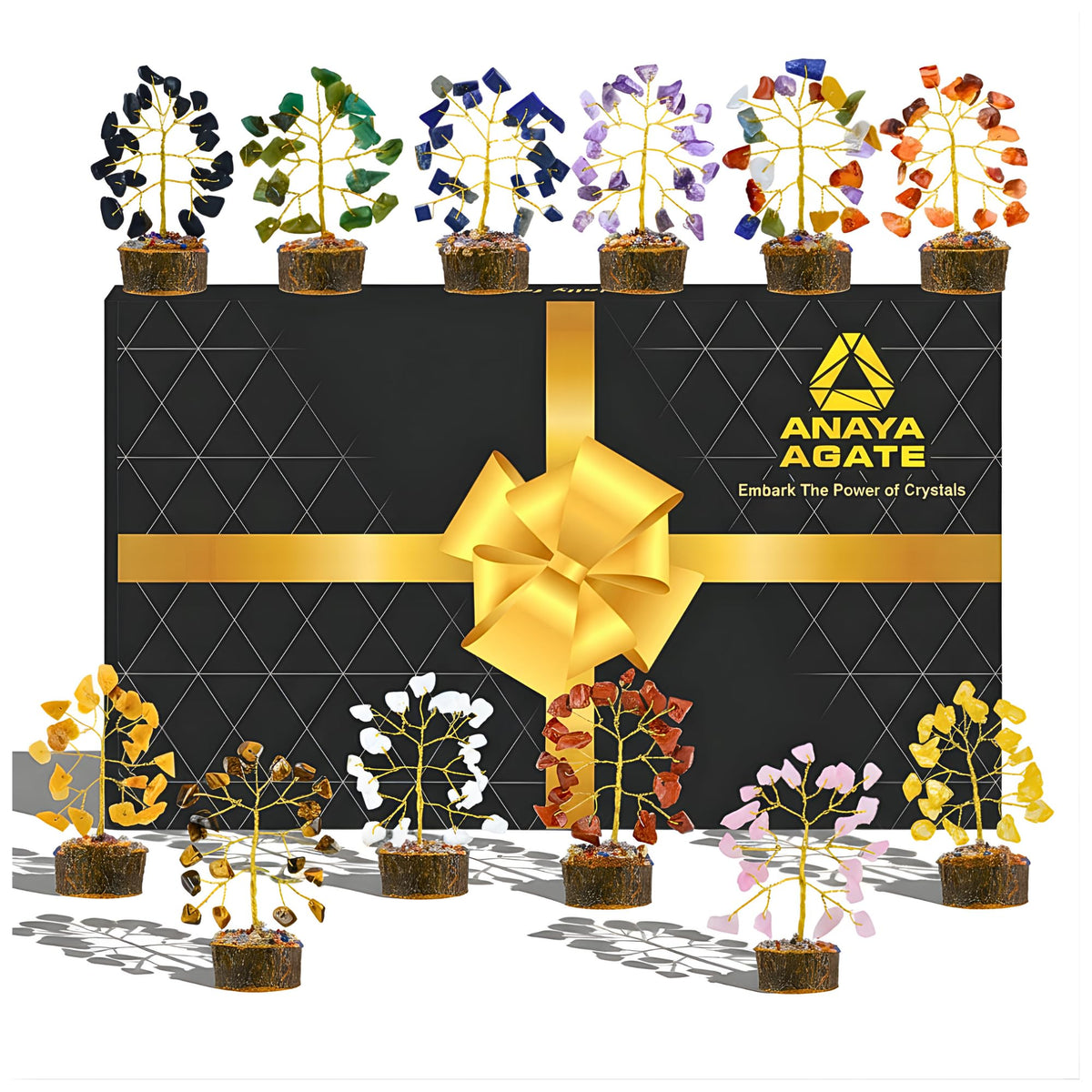 Crystal Tree Set of 12 Unique Birthday Gifts for Women
