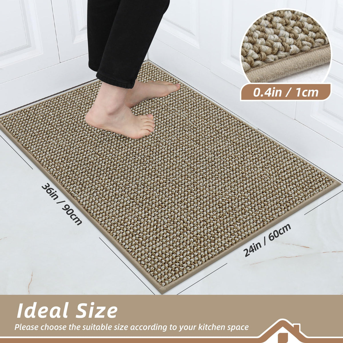 Kitchen Rugs 24"x36"