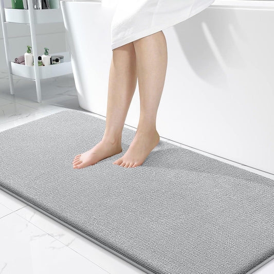Memory Foam Bathroom Runner Rugs 47x24