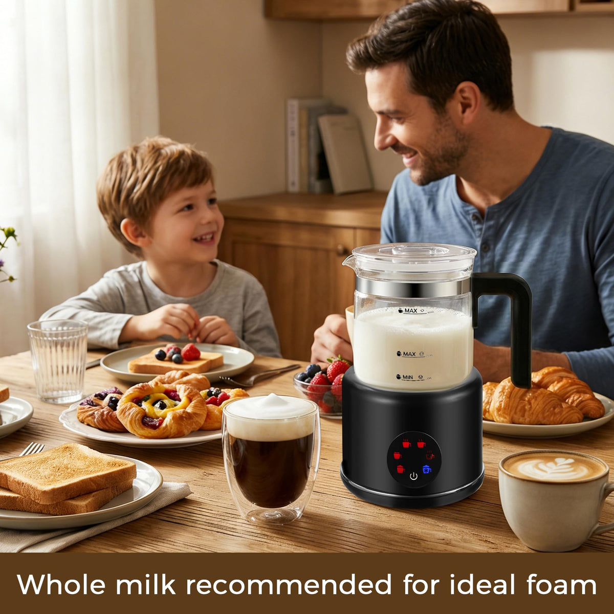 Milk Frother and Steamer