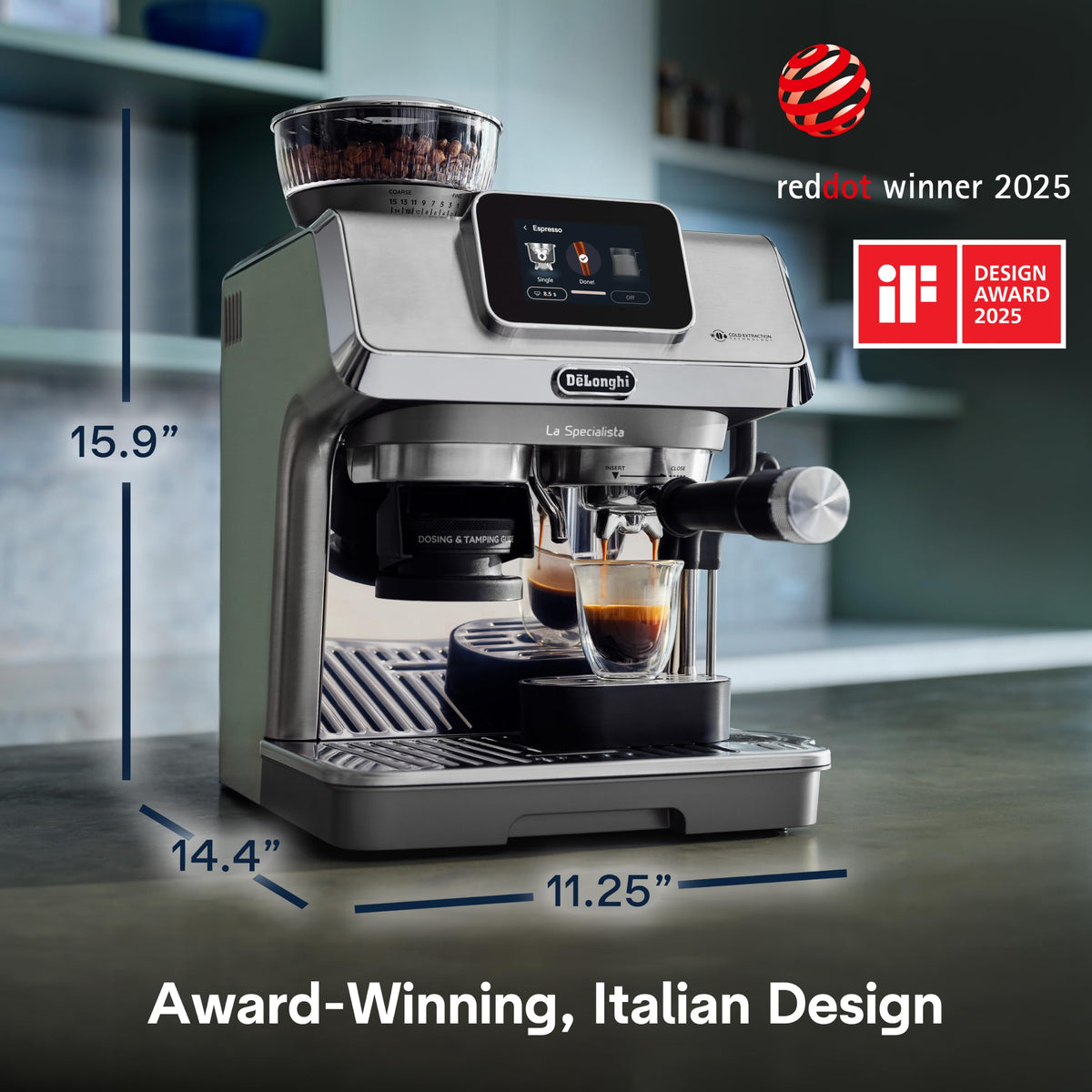 La Specialista Touch Espresso Machine with Coffee Grinder