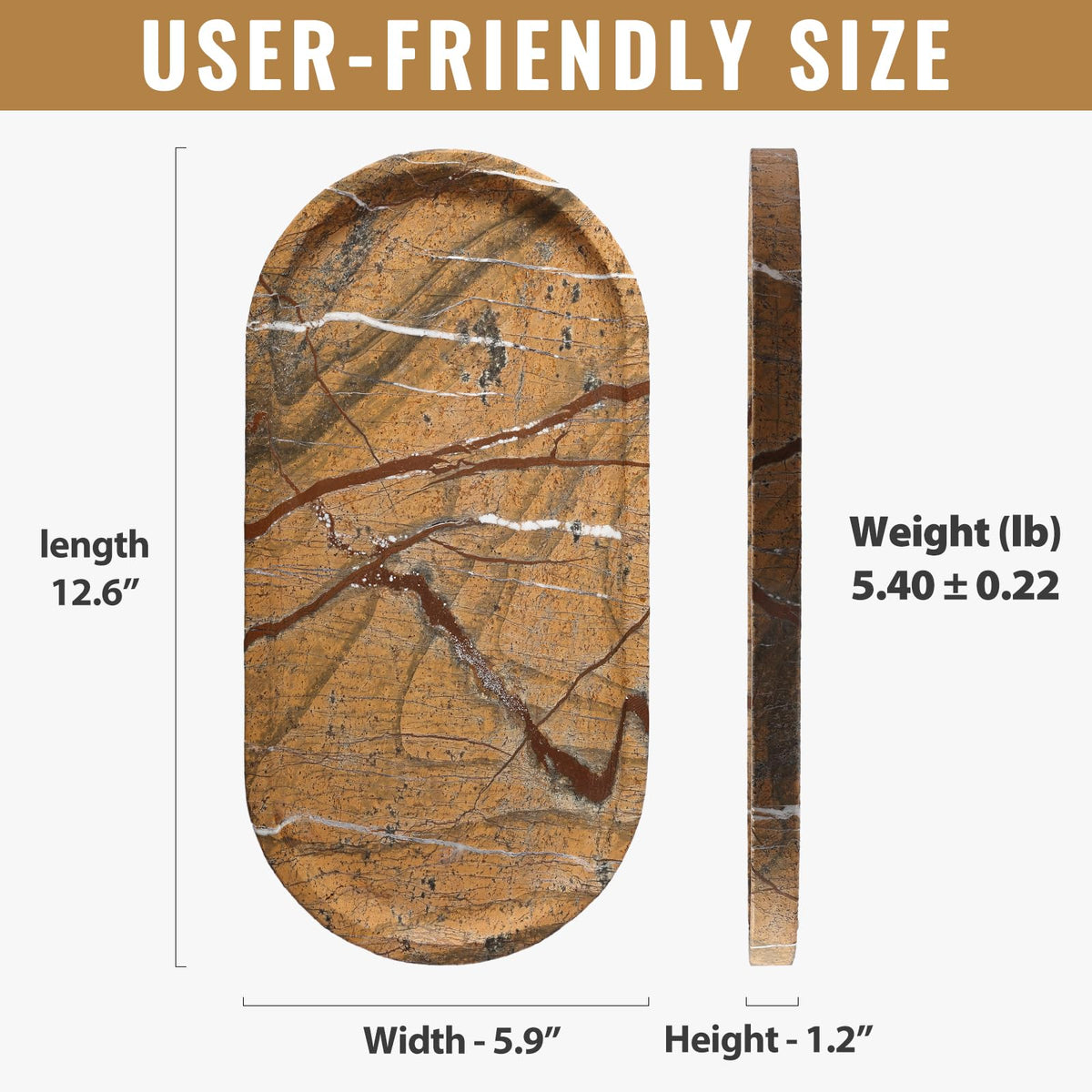 Indian Natural Marble Decorative Tray