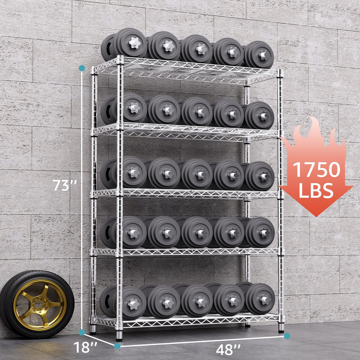 1750 LBS Storage Shelves 5