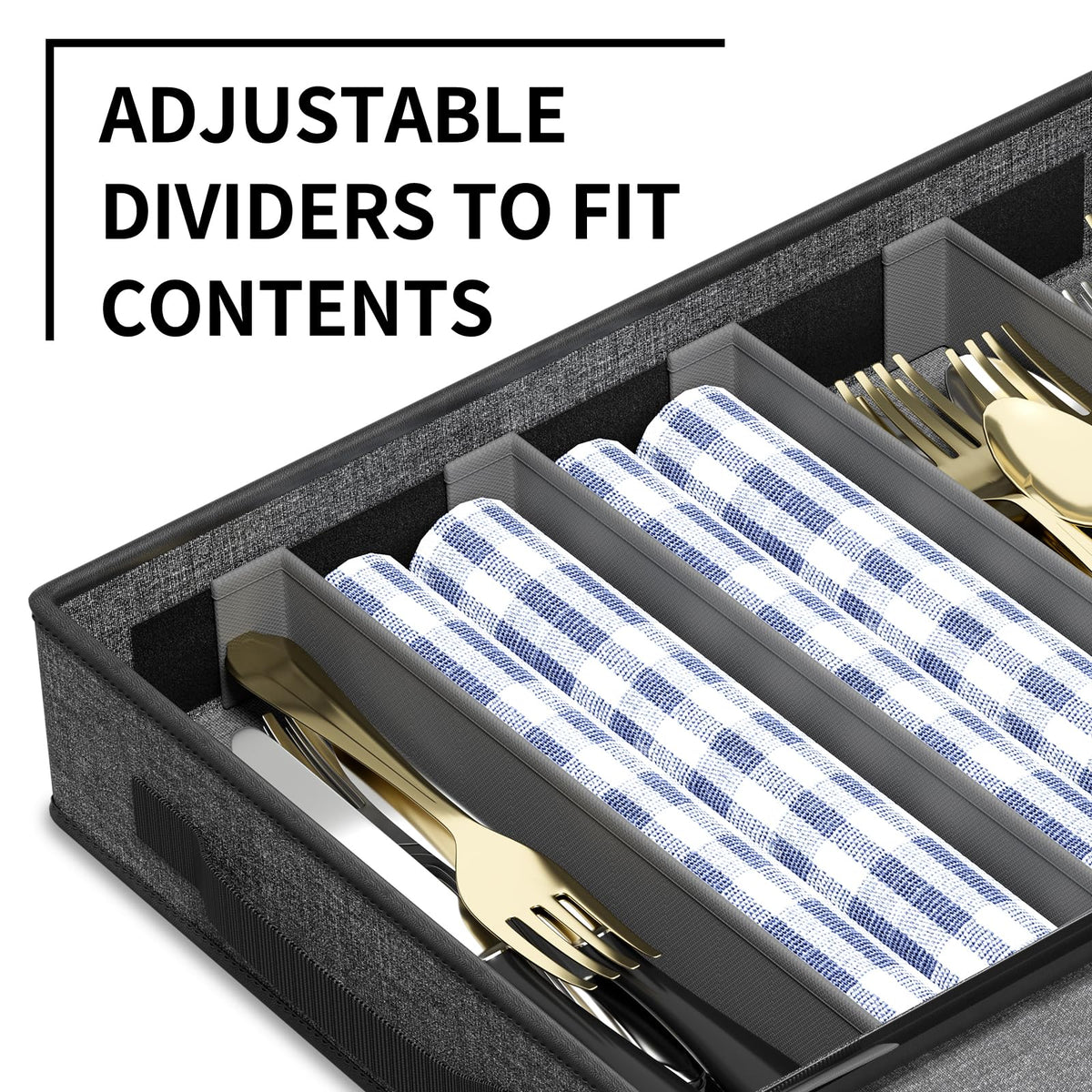 2 Pack Silverware Storage Box (2 Count)