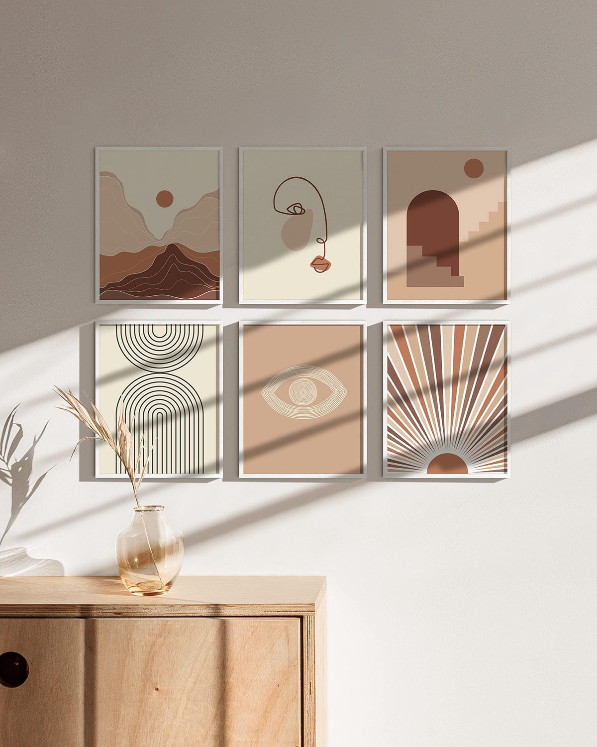 White Oak Wood 8x10 Picture Frames (9 Count)