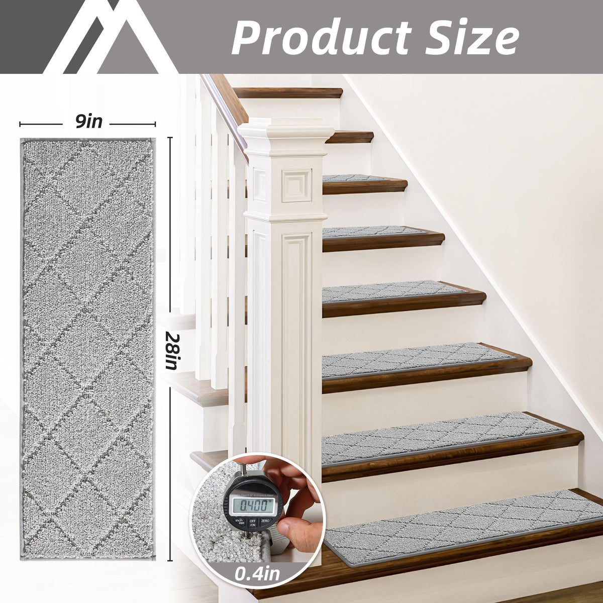 Edging Stair Treads Non (7 sq ft Count)