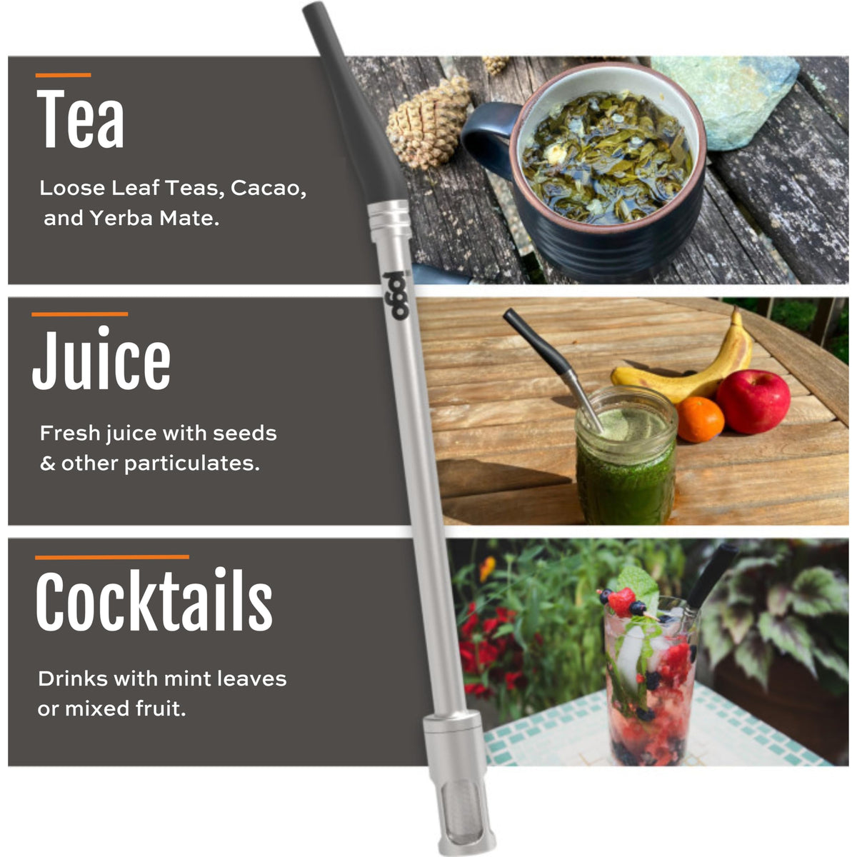 The Original Coffee and Tea Brewing Straw
